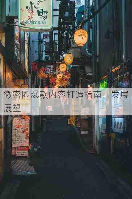 微密圈爆款内容打造指南:发展展望