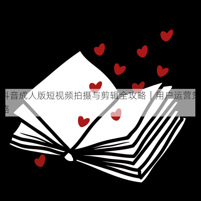抖音成人版短视频拍摄与剪辑全攻略|用户运营策略